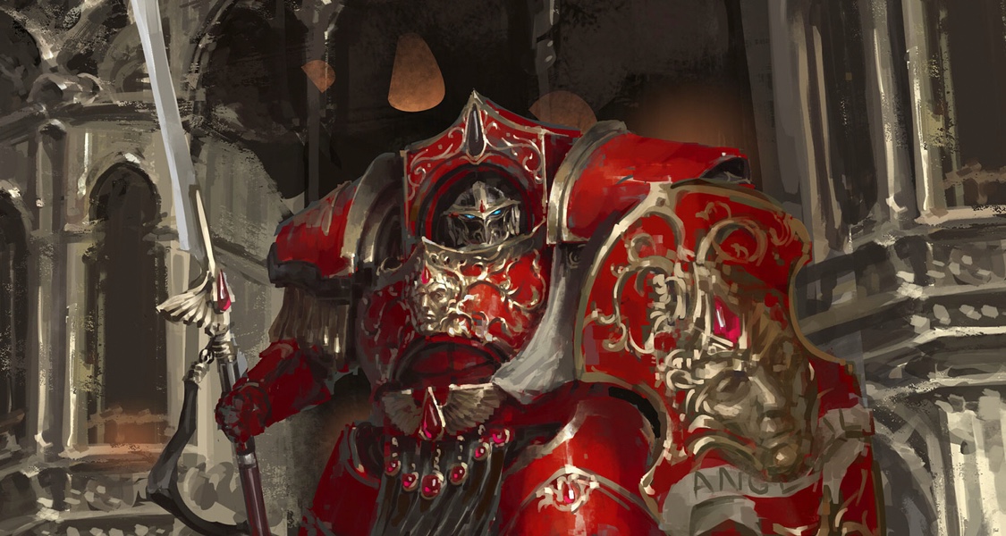 身披红甲的殉道者：圣血天使的诅咒与荣耀。