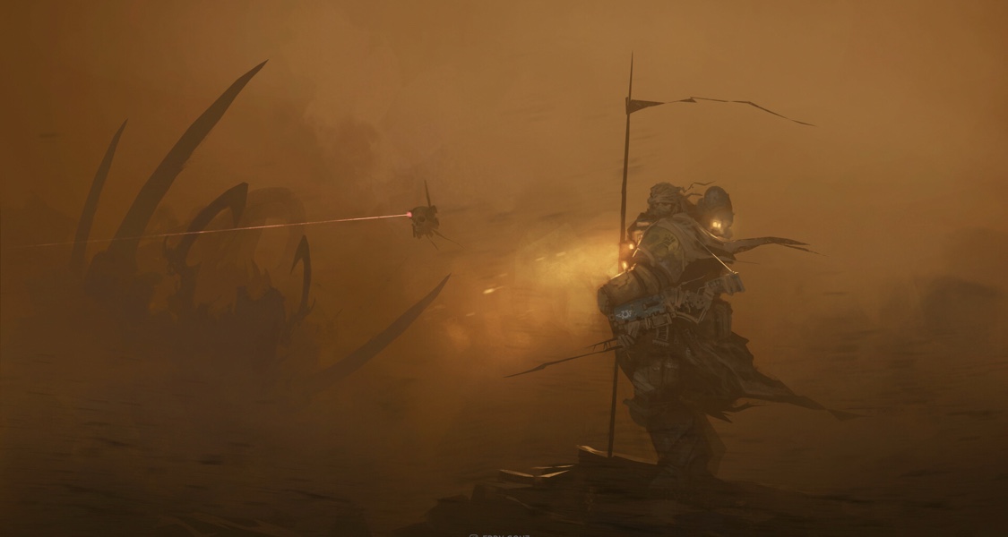 喜欢战锤插画的话，不认识他可就太可惜了。