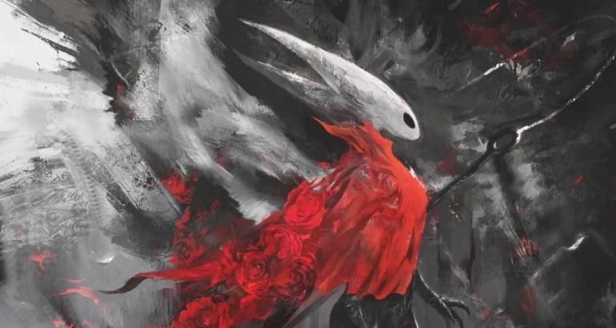 国外插画家为《空洞骑士》创作史诗级画作，“向死而生”震撼玩家