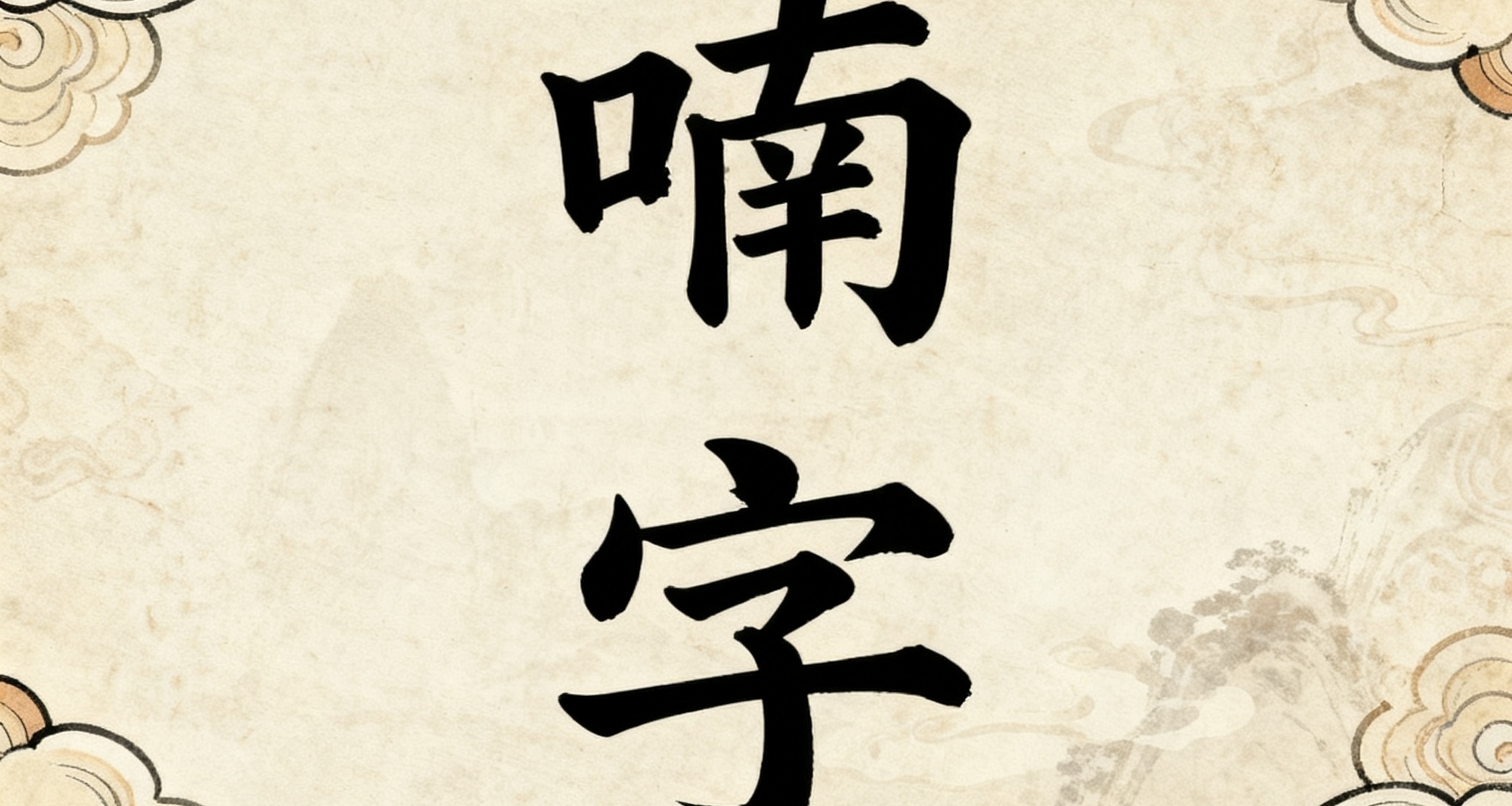 【冷百科】汉字圈中长相最可怕的字体——喃字