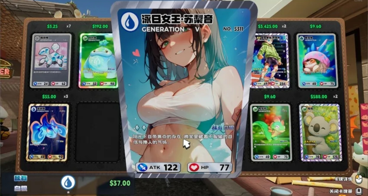 有女仆，还能自己制卡牌？《卡牌店模拟器》现已支持创意工坊！