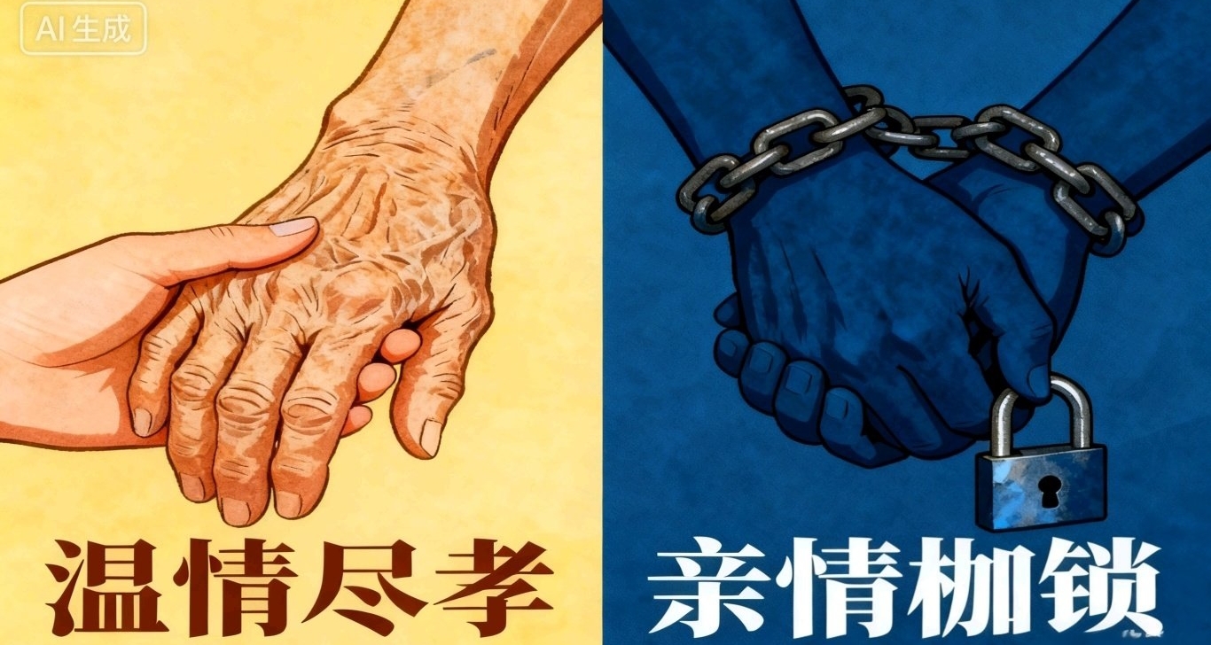 今天講講孝敬究竟是溫情盡孝還是親情枷鎖