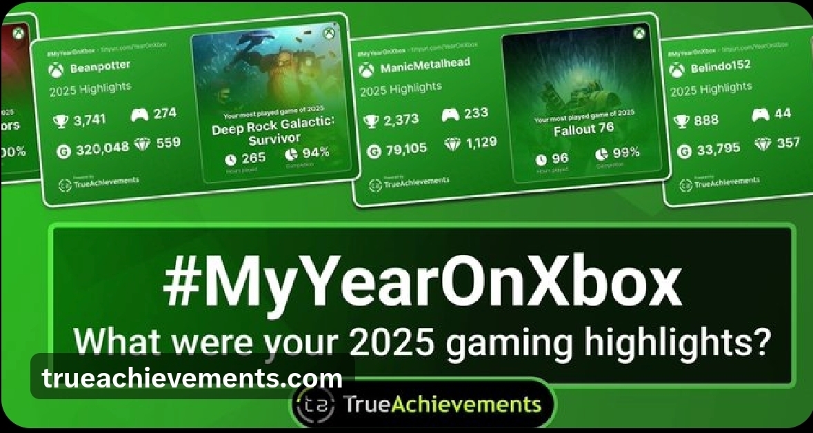 TA上线XBOX年度回顾！看看你一年玩了多少？