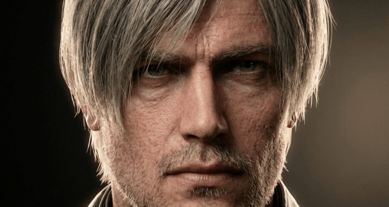 《生化9》粉丝模型图曝光：苍老里昂与女主似父女