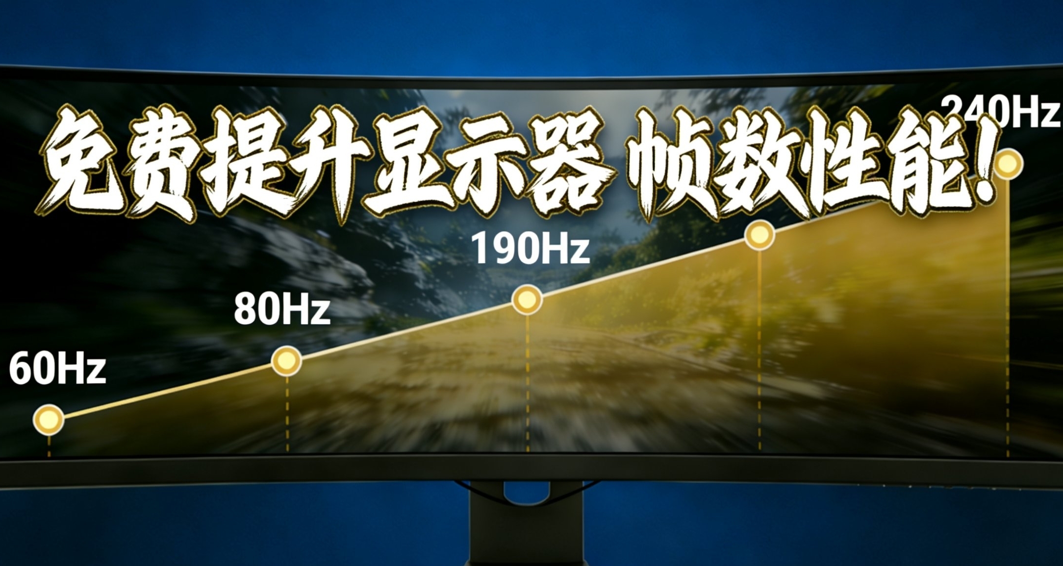 免费提升显示器帧数性能?手把手教你超频你的显示器！