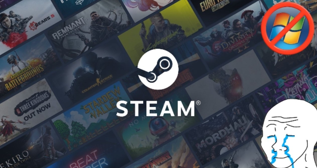 Steam官宣将正式抛弃Win7和32位用户！时代的眼泪！