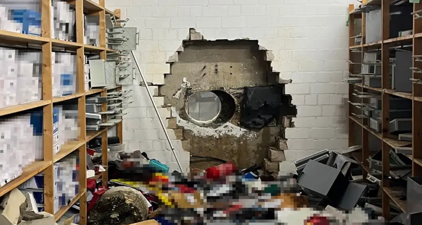 歐洲再爆離奇銀行劫案：竊賊鑽牆洗劫金庫，從容作案整週末