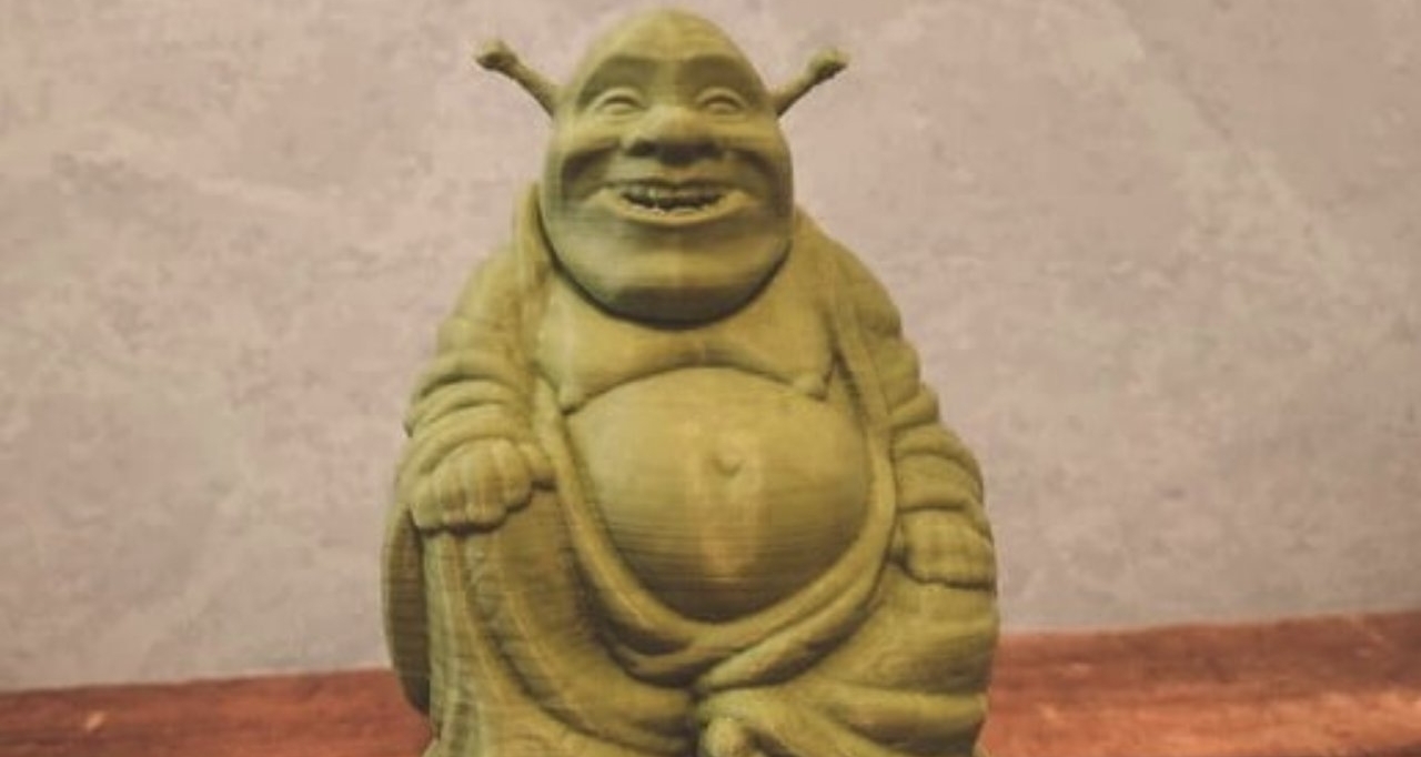 女子誠懇拜神四年，結果發現是露肚怪物史萊克