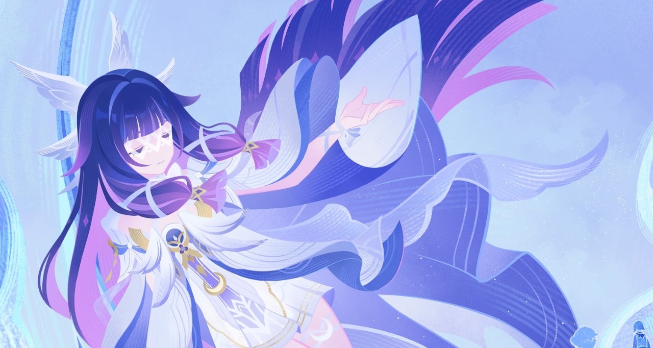 來自米哈遊的浪漫｜原神四國官號卡點月出發送哥倫比婭壁紙