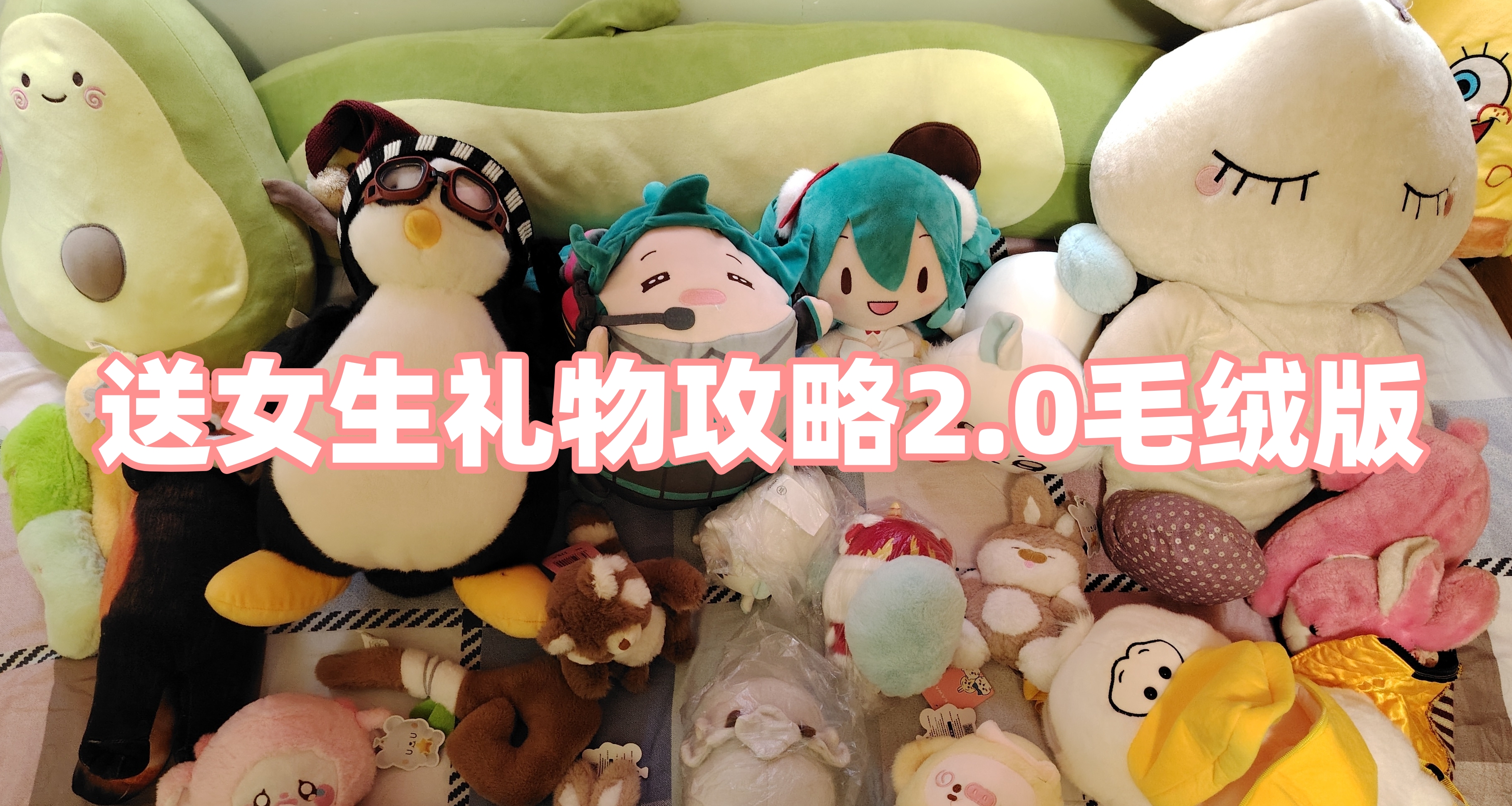 送女生礼物攻略 2.0毛绒版‖毛绒玩具品牌安利‖贵到便宜都有