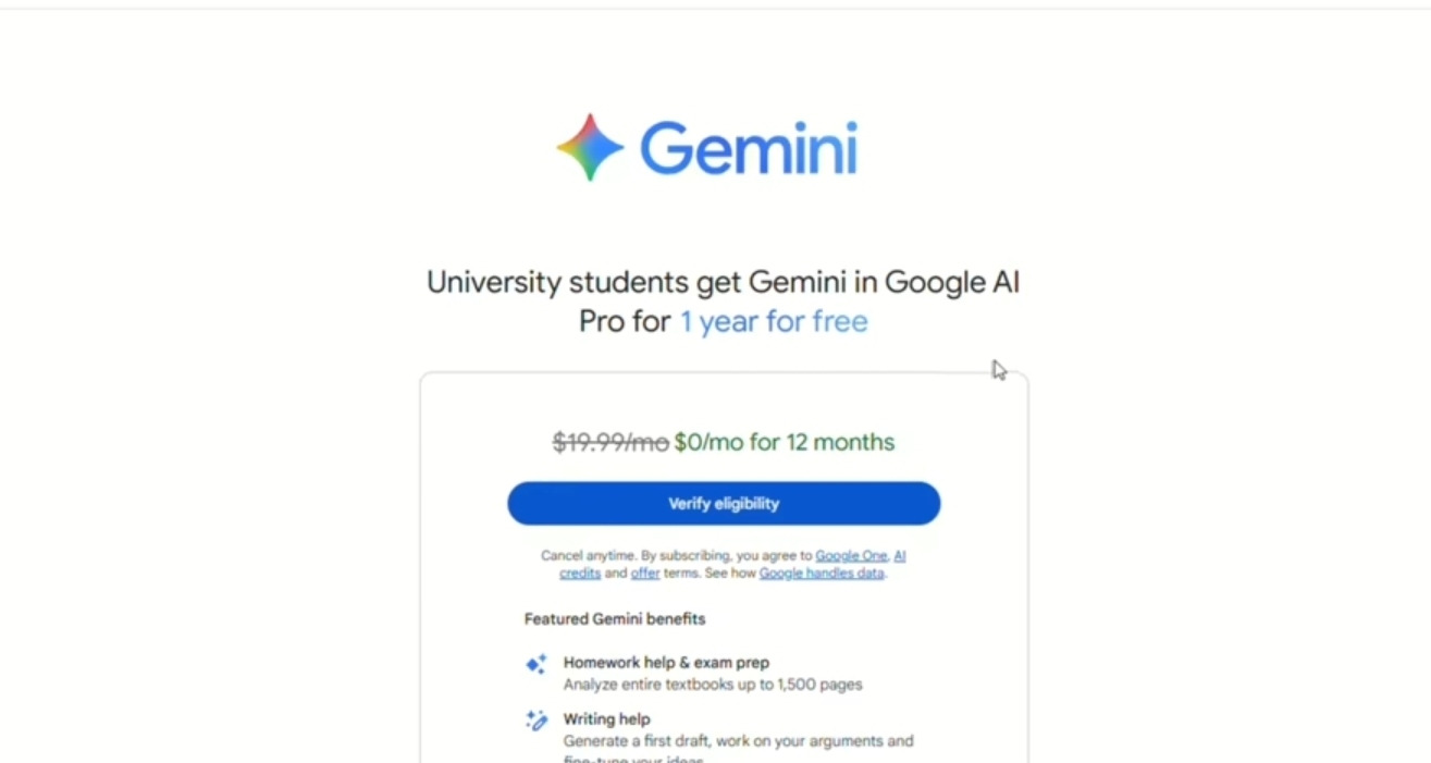 白嫖Gemini3pro一年，學生認證教程