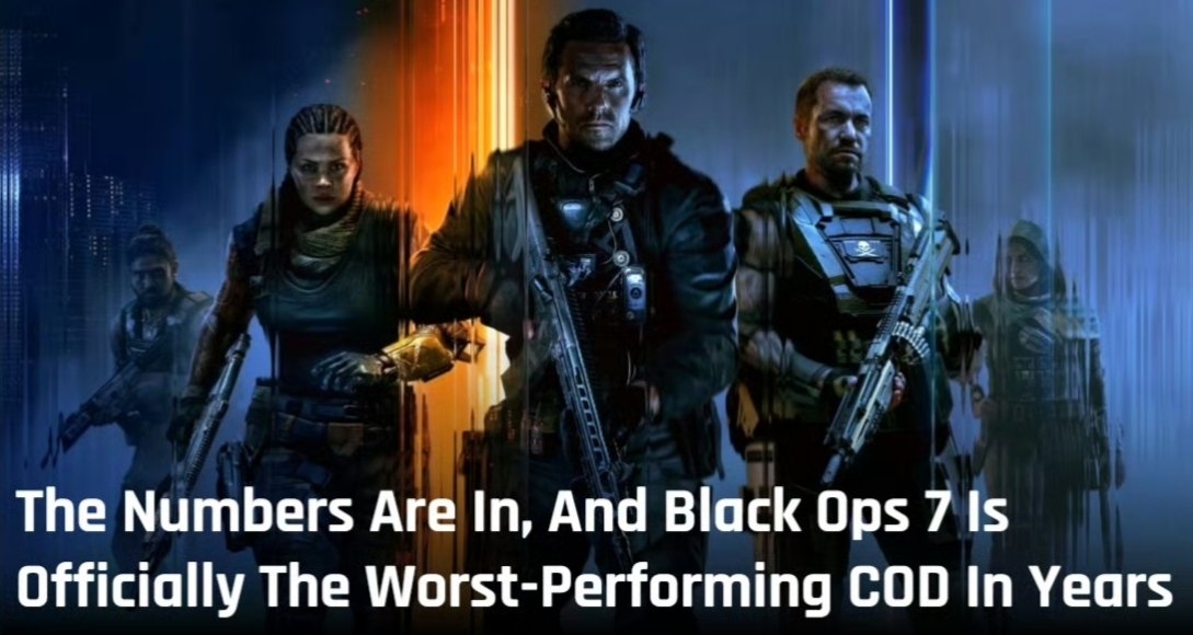 创系列17年最差战绩！《黑色行动7》成系列2008年来表现垫底之作