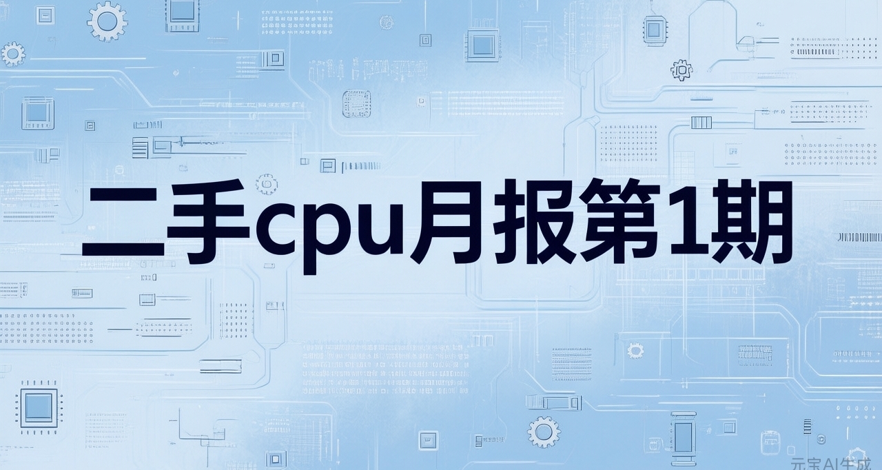 二手cpu價格月報  (1月23日）