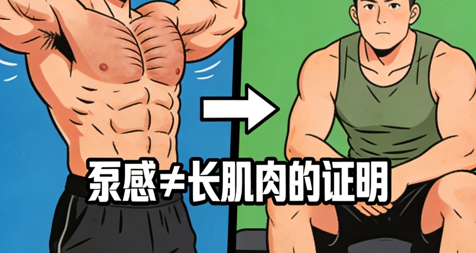 “泵感”不是长肌肉的证明，真正有效的训练反而没感觉