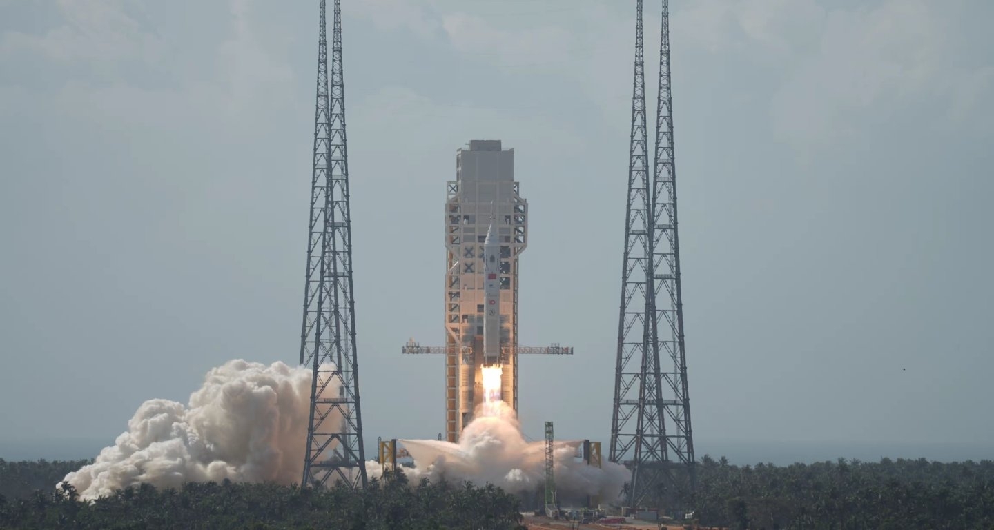 長征十號與夢舟飛船成功實施最大動壓逃逸試驗並進行火箭濺落試驗
