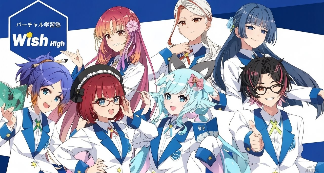 日本首家全二次元教师的补习学校上线了！校方:帮助孩子更好学习