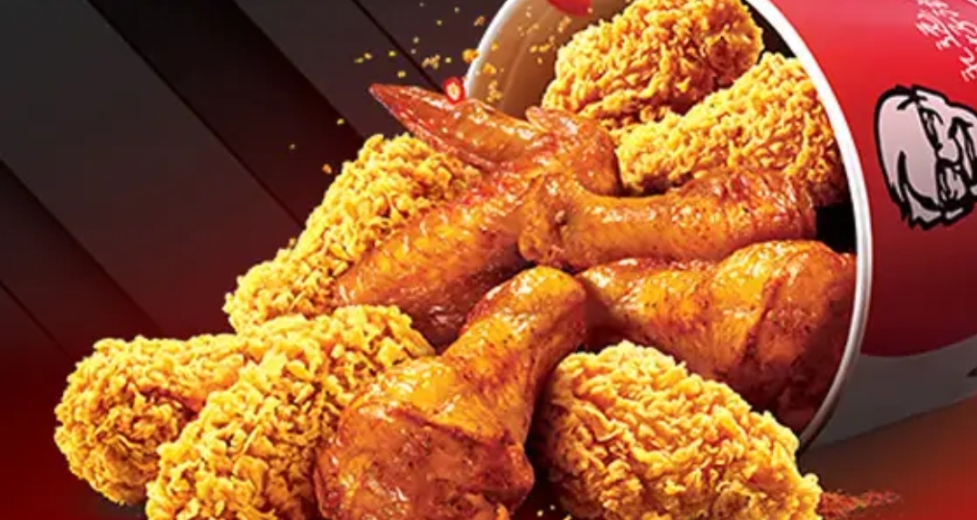 今日免配送费！教你20元拿下肯德基十翅一桶〖薄脆金沙鸡翅〗