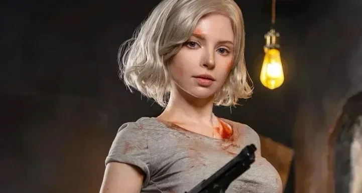 碍事梨体模《生化危机9》格蕾丝cos