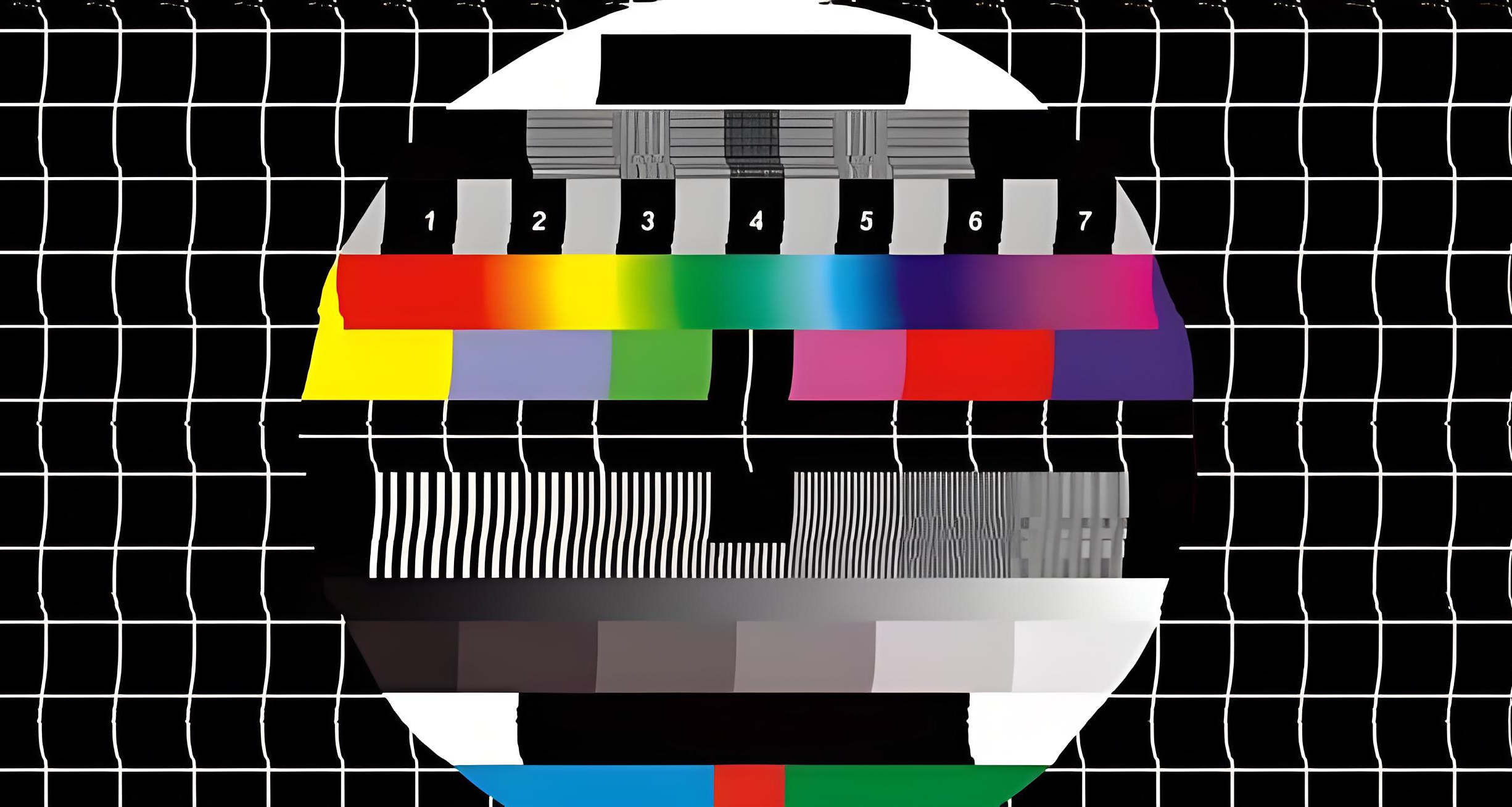 以前的電視沒信號了，出現的那個彩色大圓球，到底是幹嘛的？