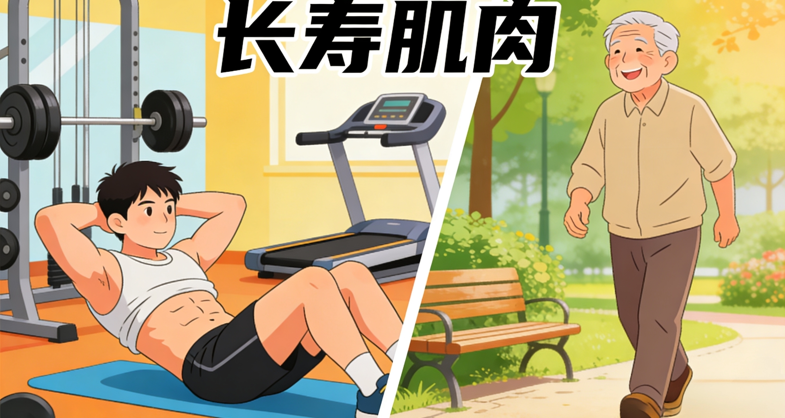 別光練腹肌了，真正決定你晚年生活質量的，是“長壽肌肉”