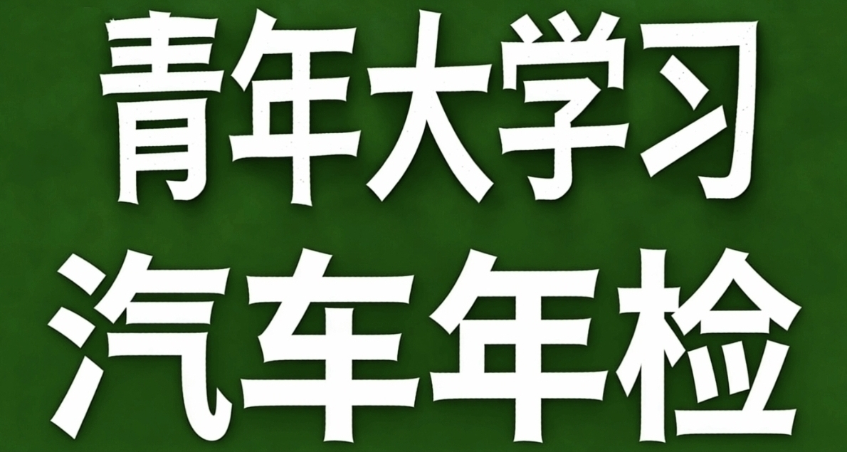 青年大學習·汽車年檢