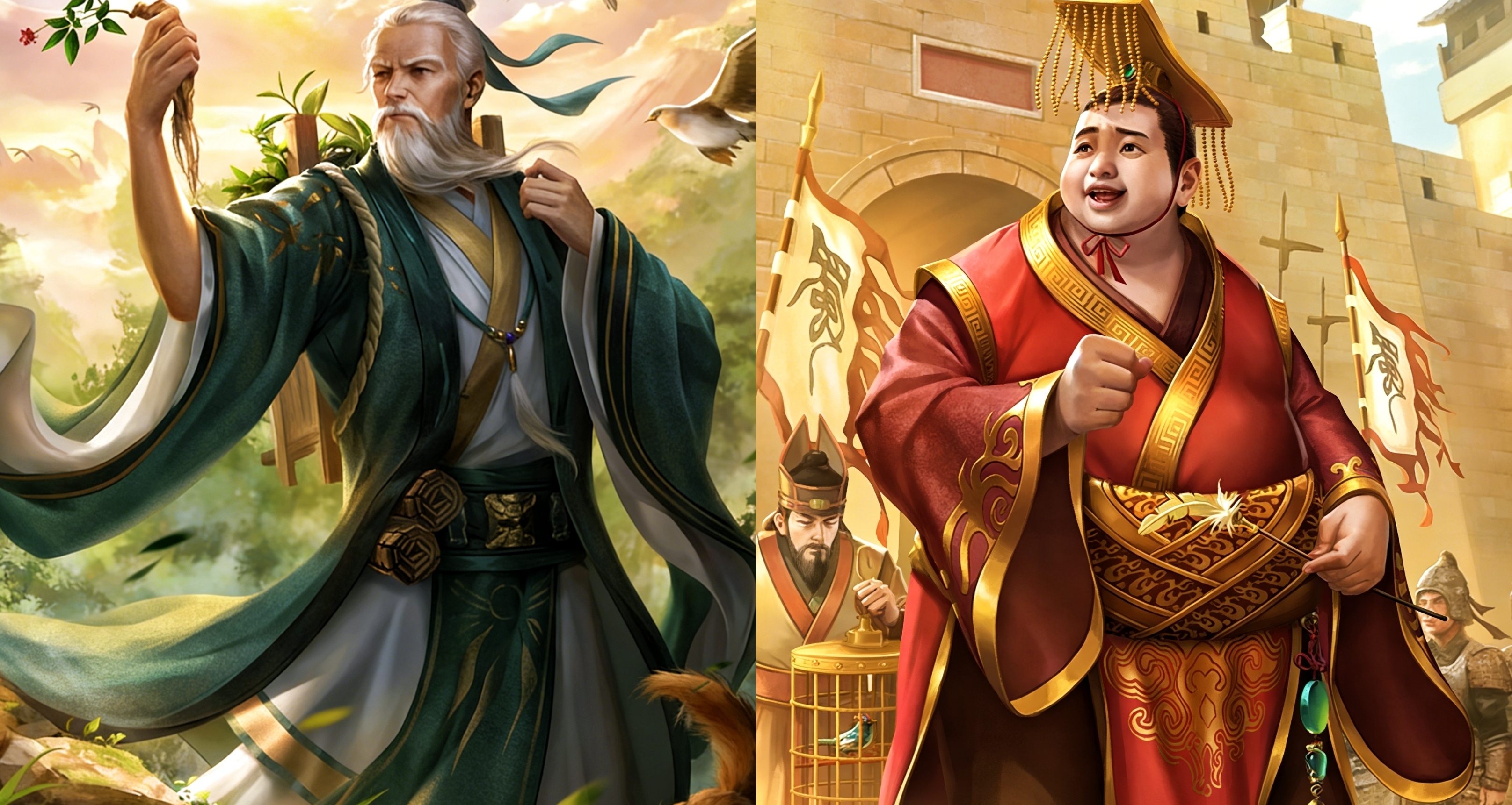 每天认识两位三国人物（张仲景、刘禅）之盒友点将篇