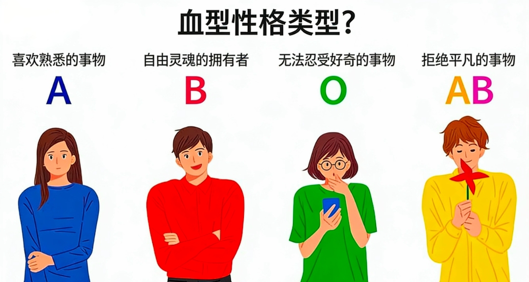 血型藏着大祕密，這些優勢你可能從未聽說