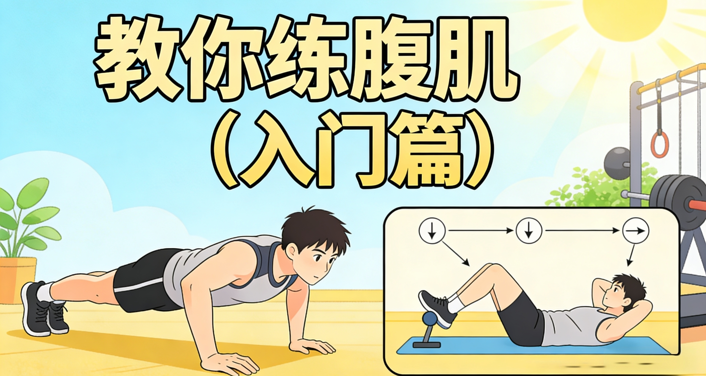 教你練腹肌（入門篇）