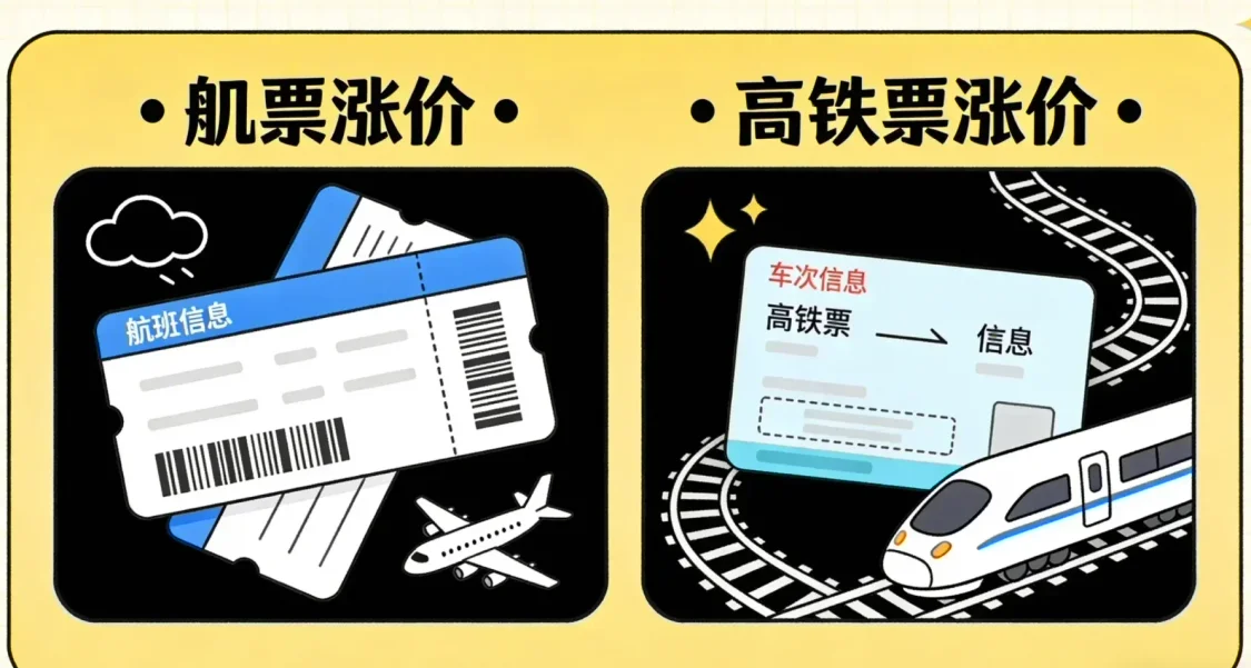 機票高鐵票雙雙上漲，大衆出行成本攀升