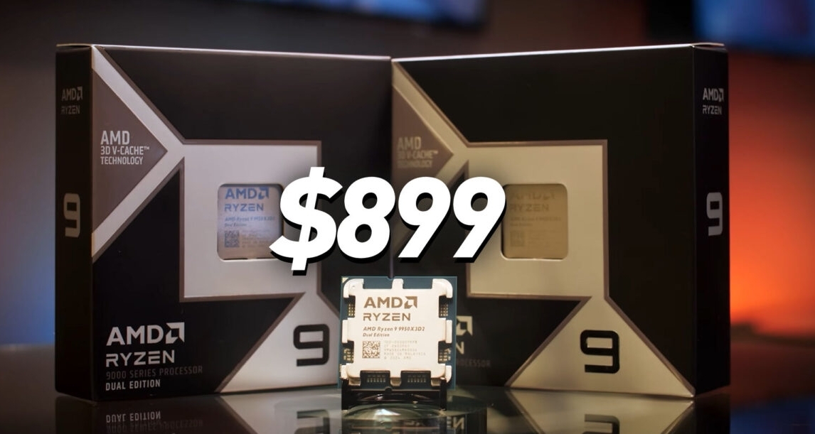 9950X3D2官方建議零售價比9950X3D高出 29%，899美元，預計7199元