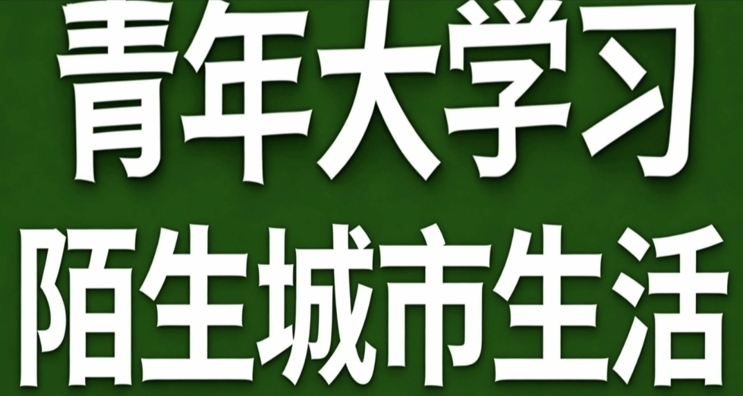 青年大學習·陌生城市生活