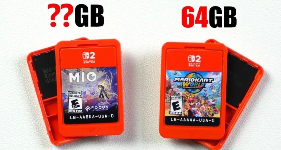 外网大神拆解Switch2卡带 暗示小容量卡带即将普及