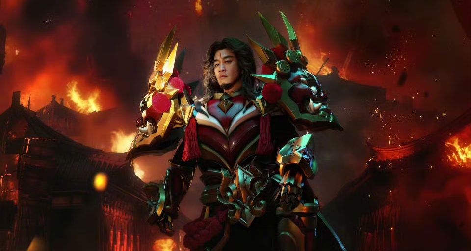 何润东再度Cos西楚霸王项羽，形象为《王者荣耀》的皮肤