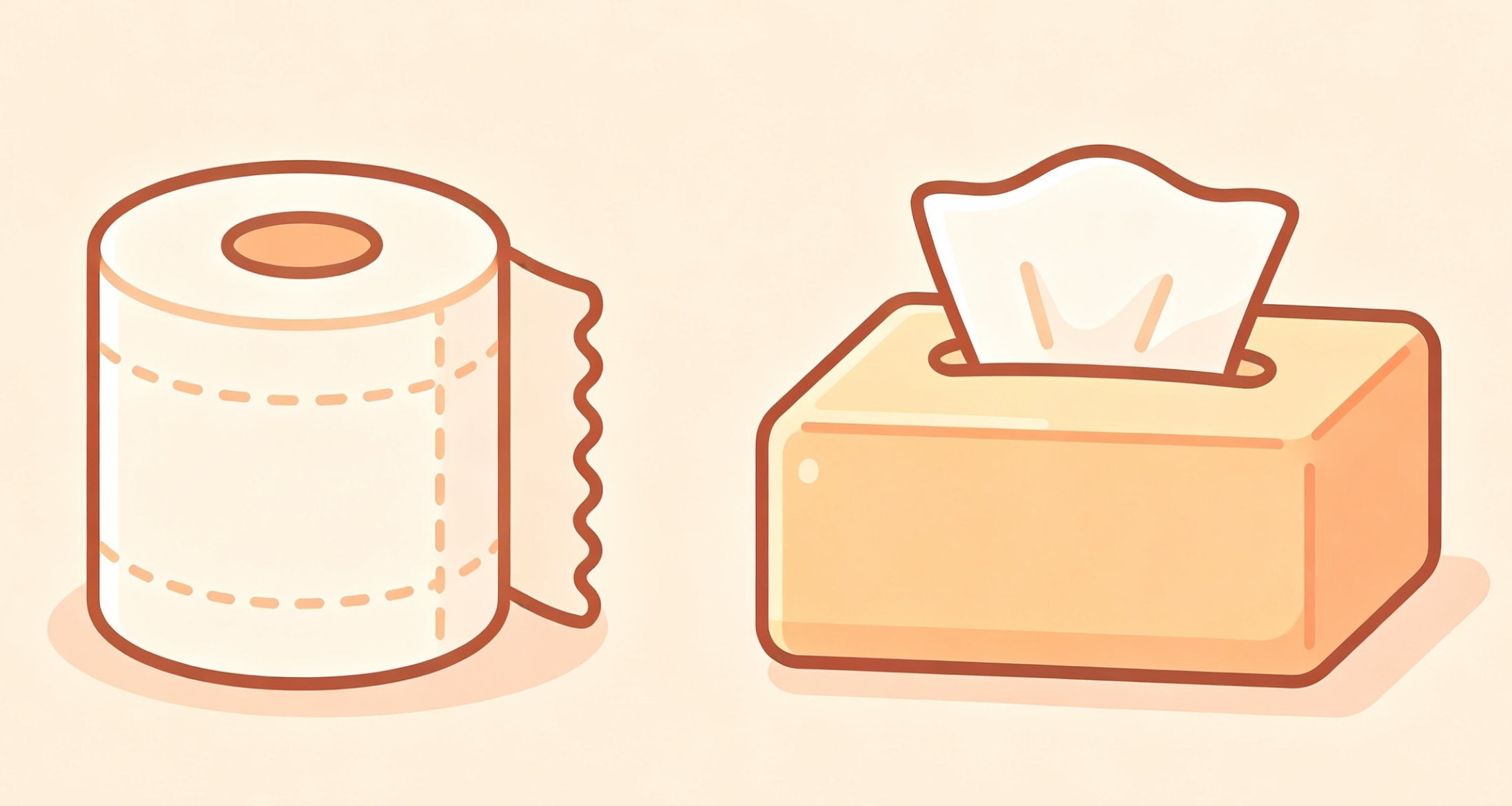 卷纸和抽纸到底有什么区别？能不能混着用？