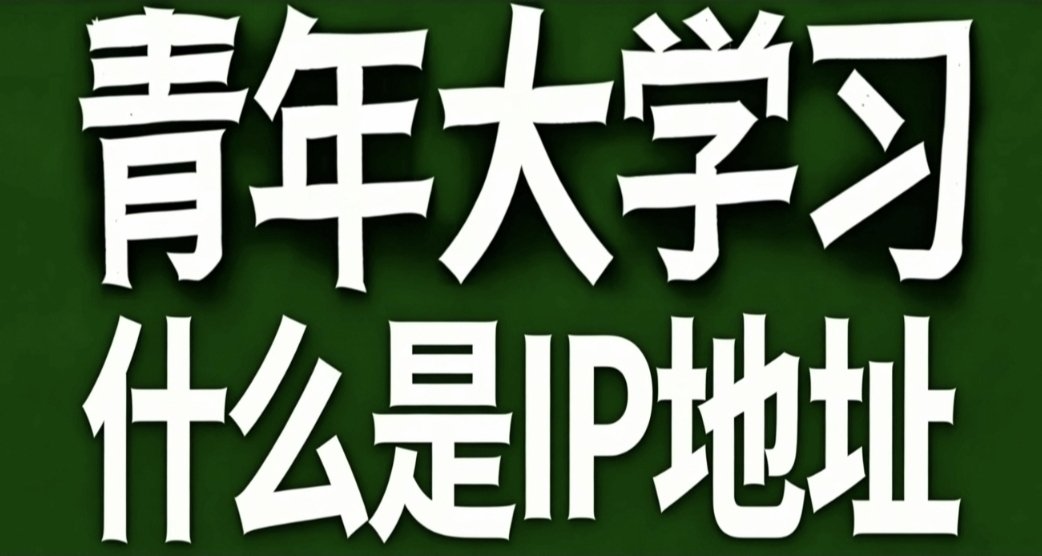 青年大學習·什麼是IP地址