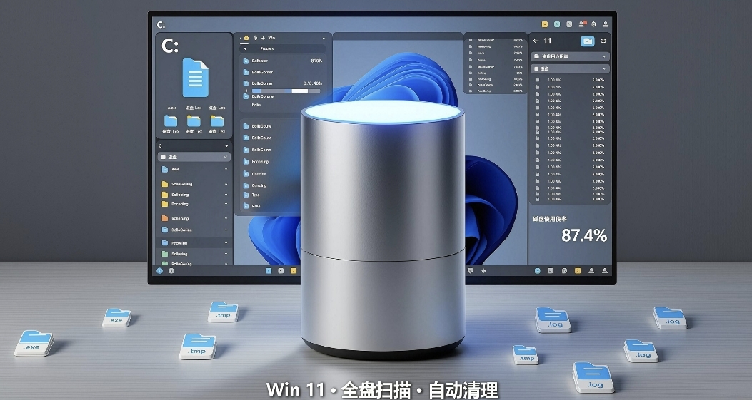 搞机必备！无三方工具C盘清理全攻略，解决你的爆红