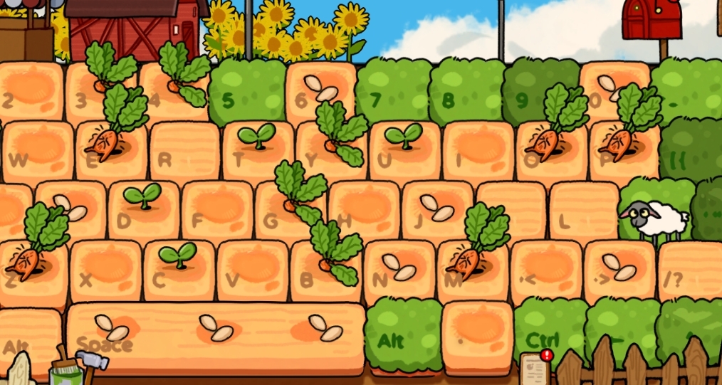 居然有可以统计你键盘按下次数的游戏!