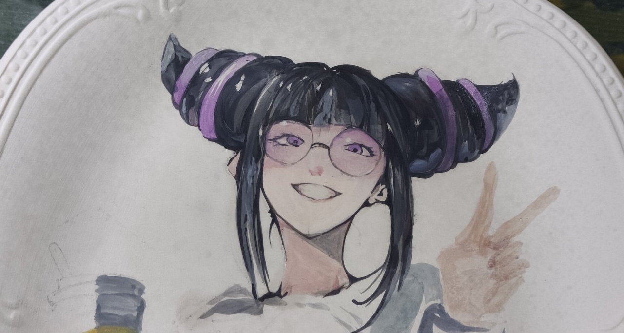第一次画釉下彩