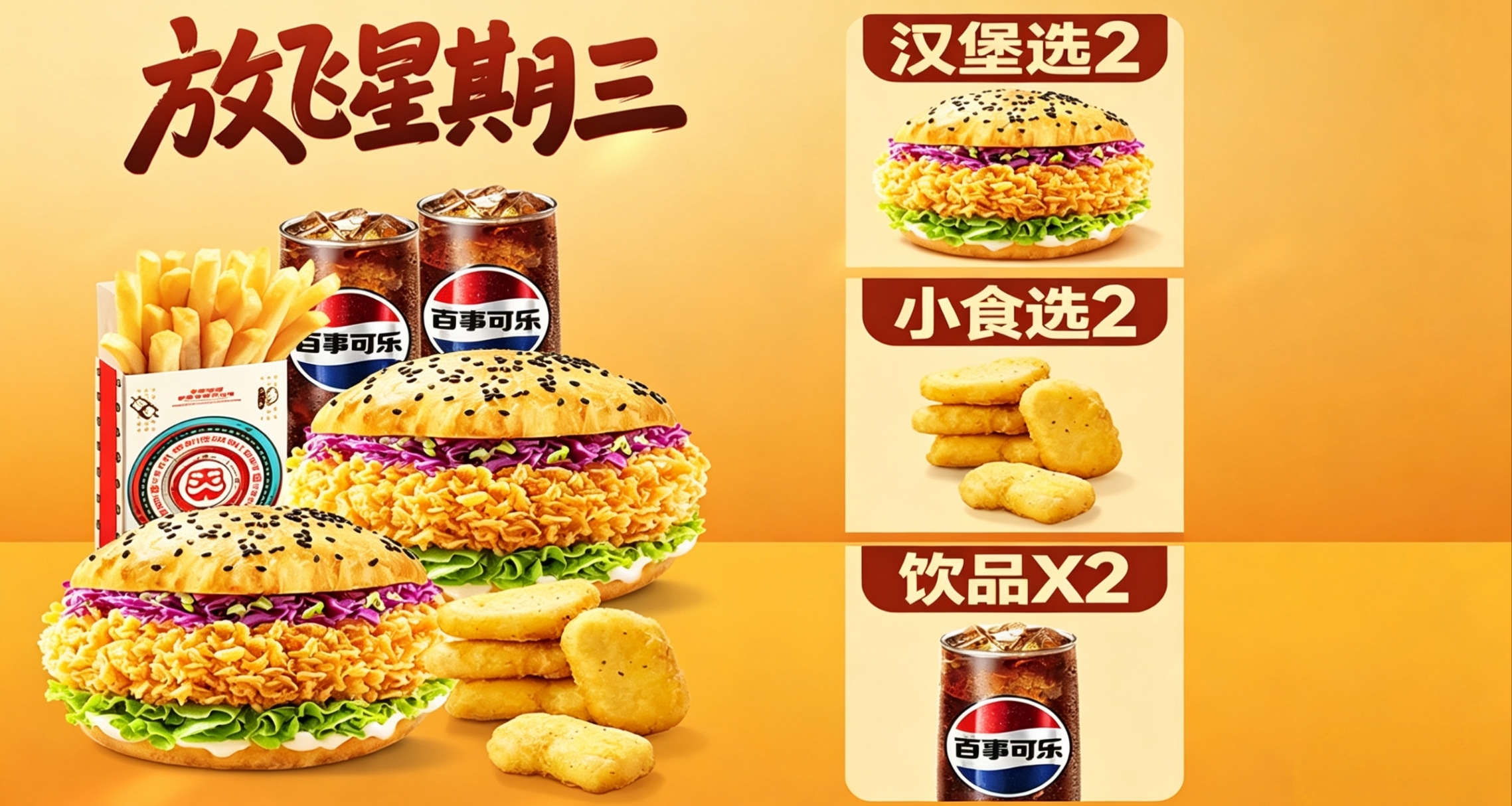 放飞星期三！24元拿下塔斯汀双人自选6件套！手把手攻略焚决！