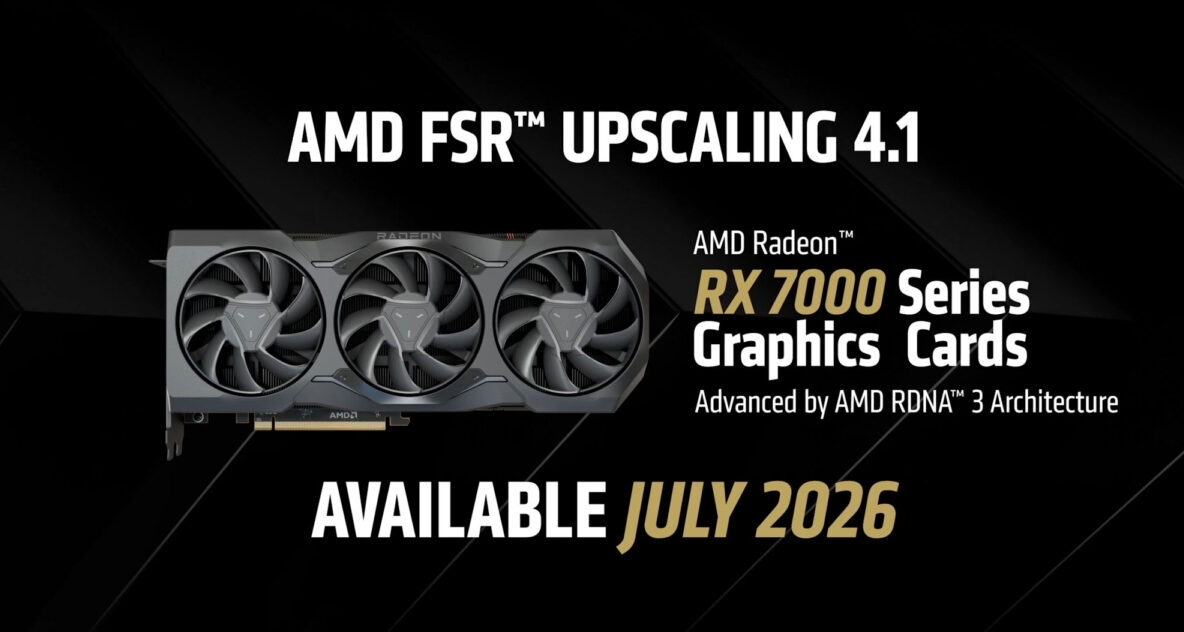 突發：AMD下放FSR4.1給7000系顯卡，明年下放給6000系，戰未來！