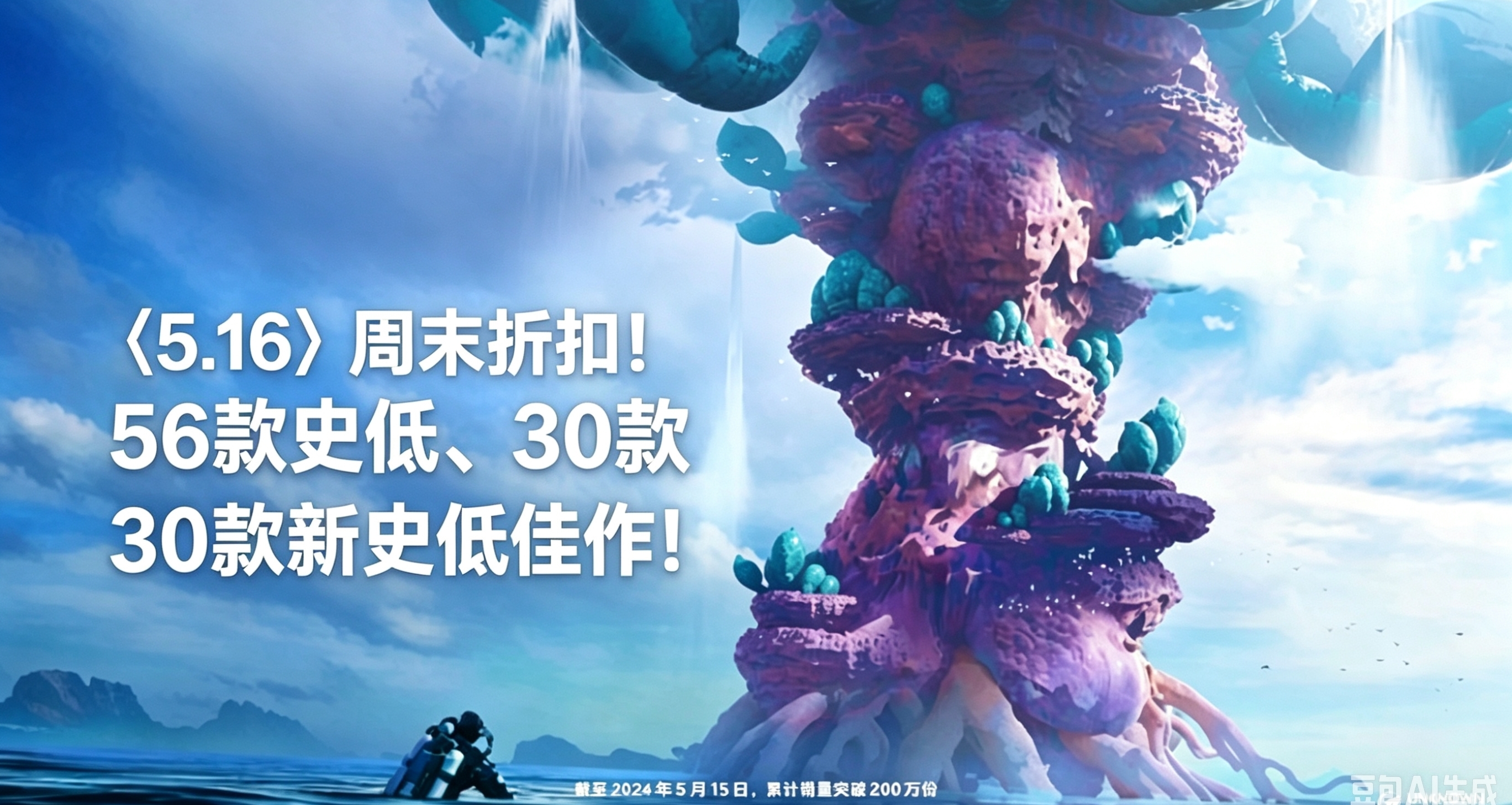 〈5.16〉周末折扣！56款史低、30款新史低佳作！