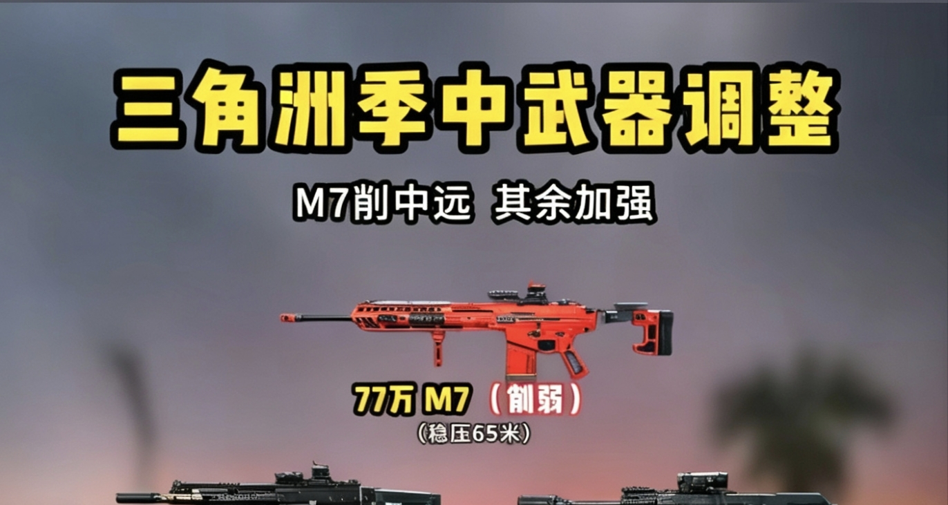 三角洲赛季中算是来了一波比较大的调整，武器的强度又有何变化呢