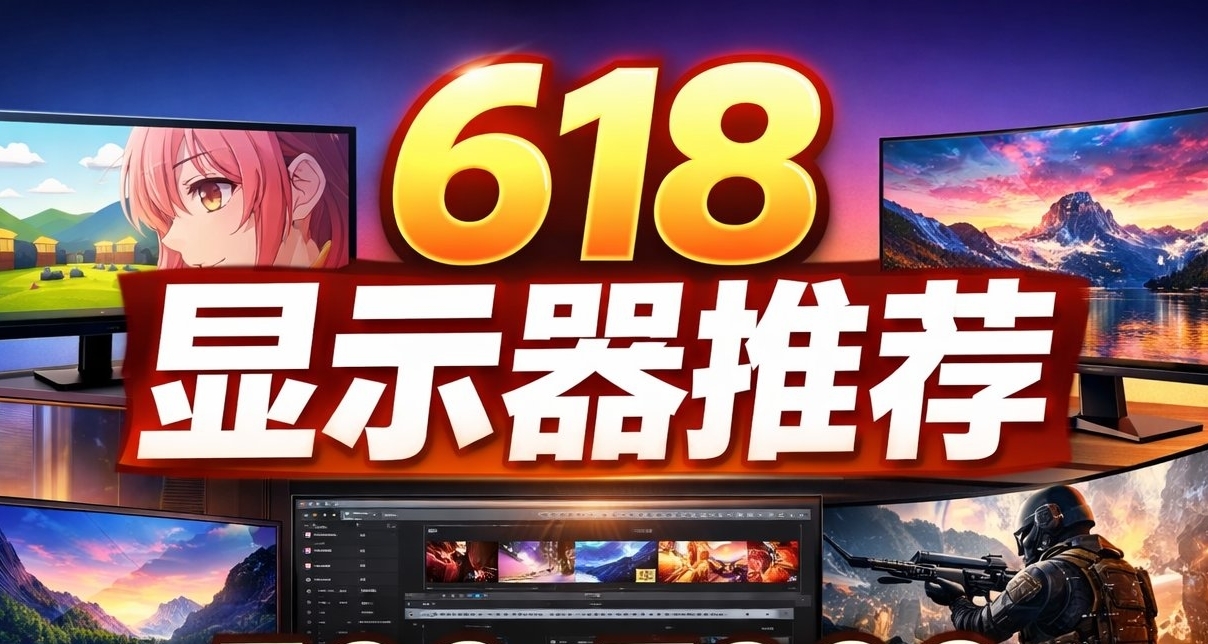 618想换显示器?选了一些显示器推荐合集来啦!