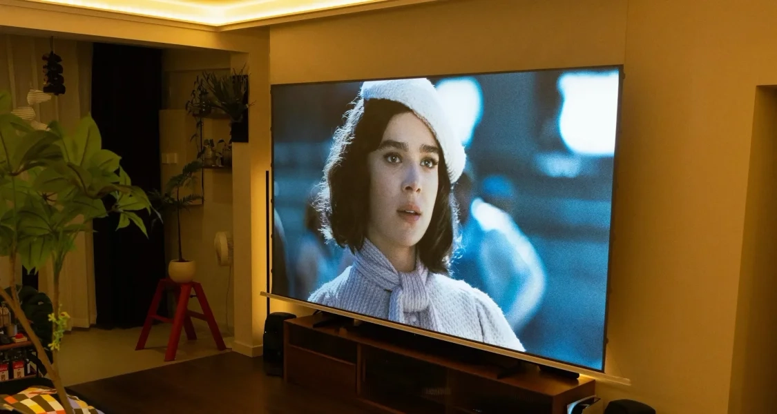 你們喜歡在客廳怎麼看電影🤔