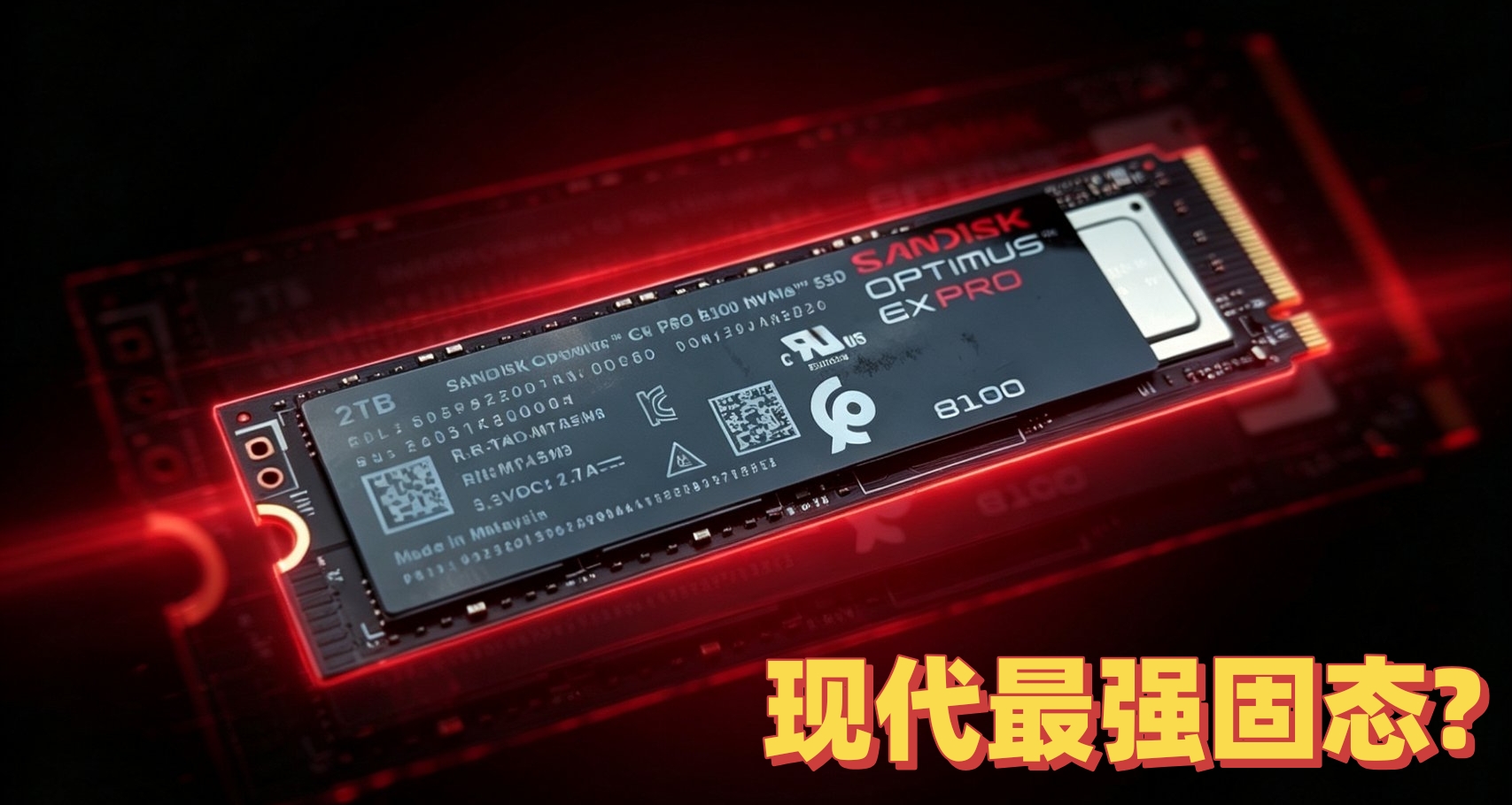 最强性能的消费级硬盘？SANDISK Optimus GX Pro 8100首发测评!