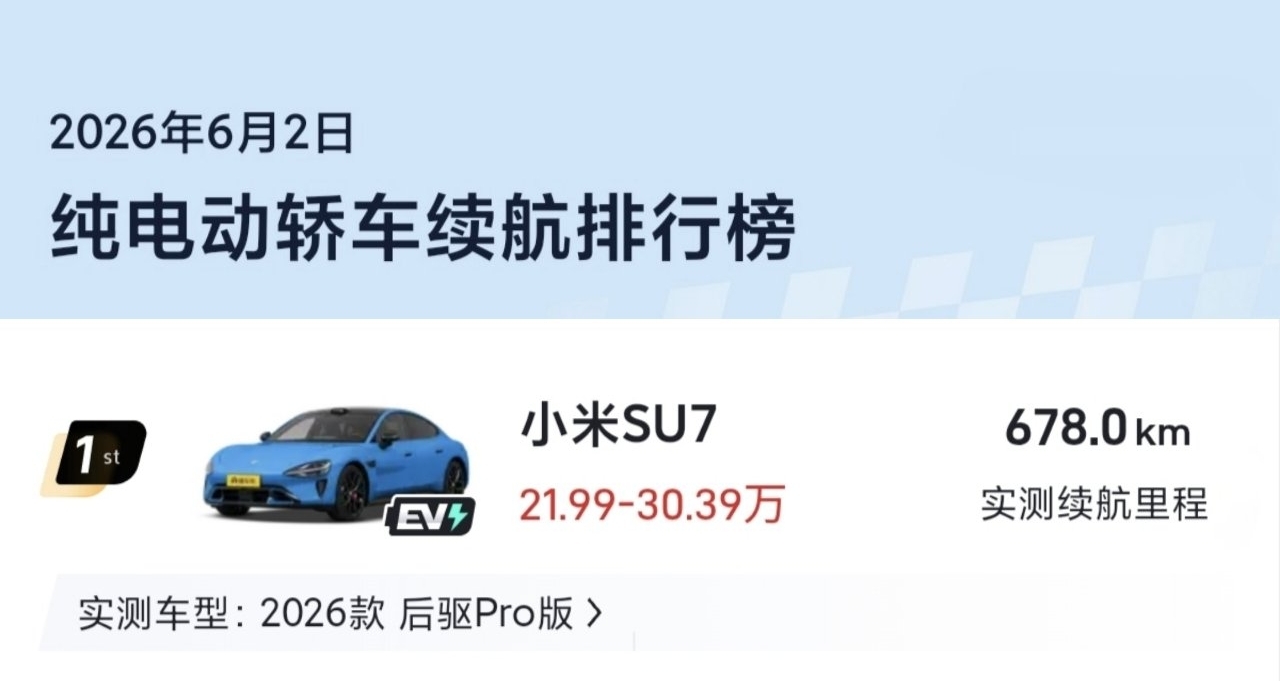 原来他才是续航之王？ 国内三电技术水平的第一，没有之一!