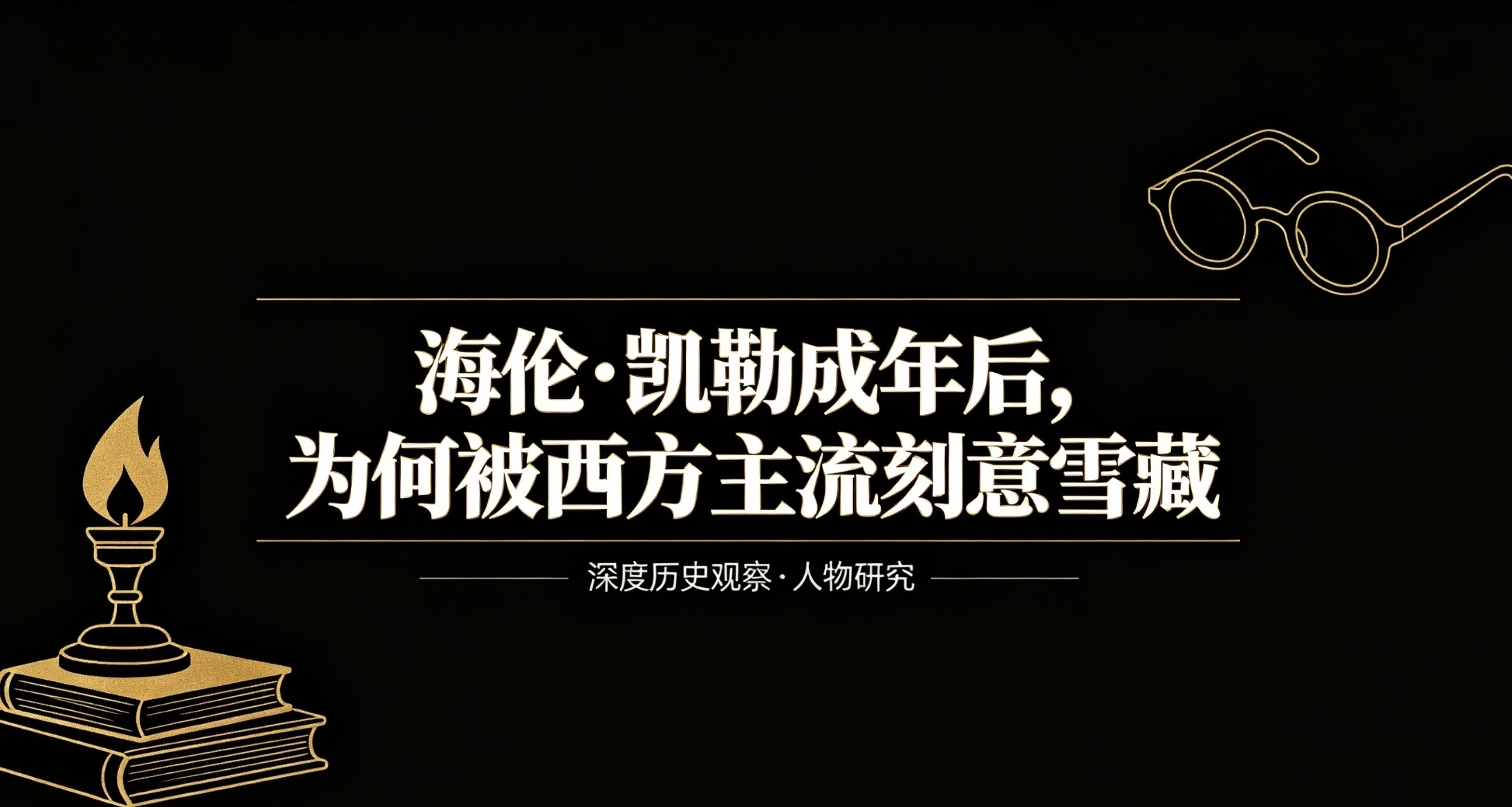 海倫·凱勒成年後，爲何被西方主流刻意雪藏