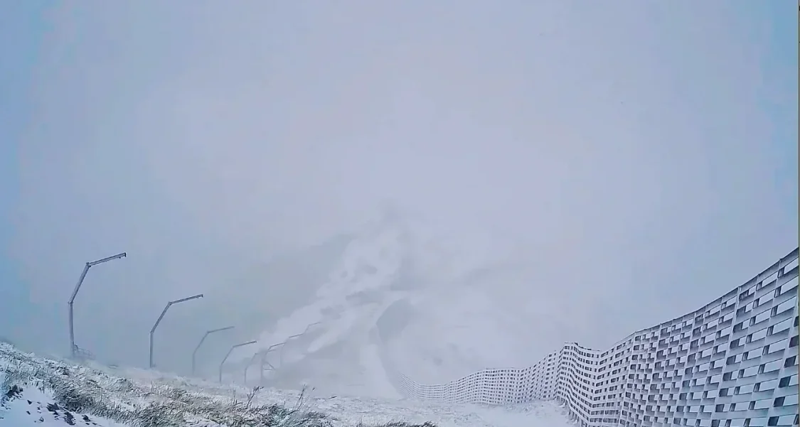 「全球氣候紊亂」在內蒙古飛雪後，北京下雪了……