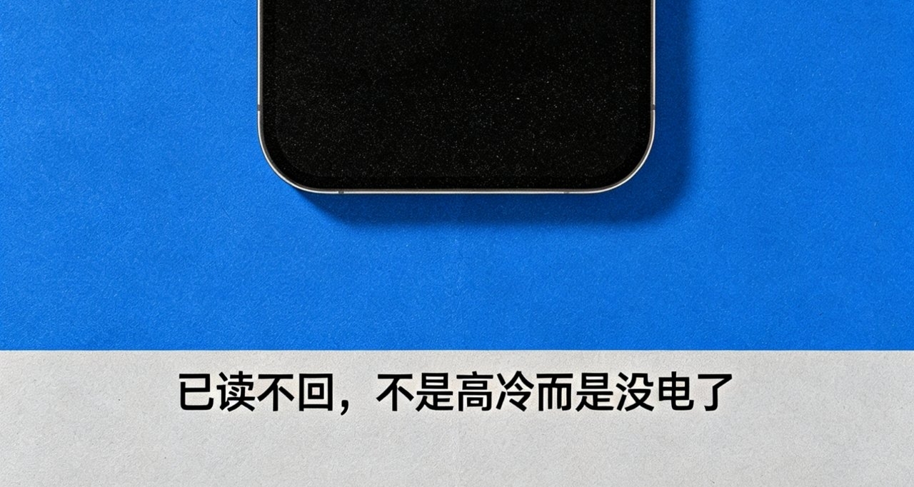 当代年轻人的“已读不回”，不是高冷，是没电了