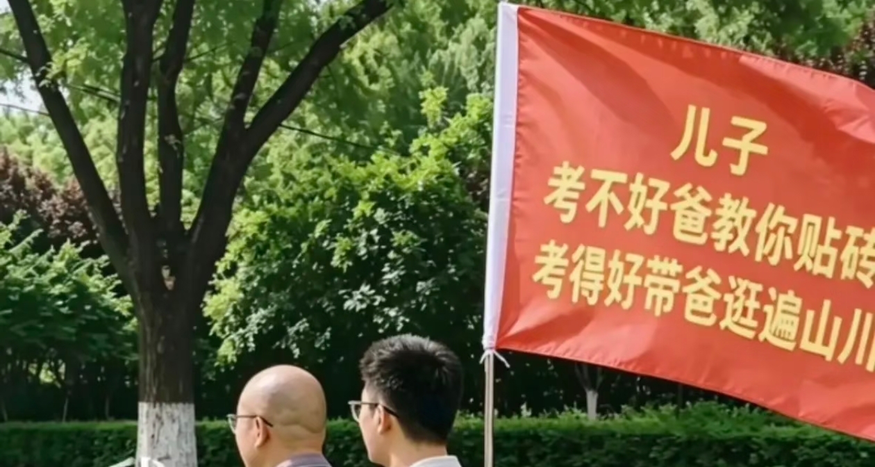 盤點高考各路名場面！考生進考場前打哈欠下巴脫臼